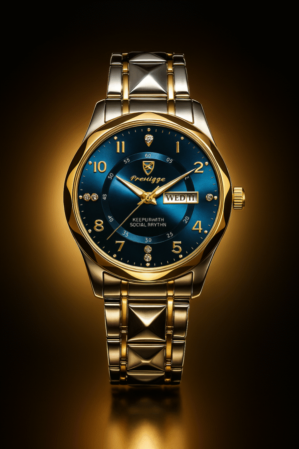 Arrow Blue Dial Diamond Luxury Men’s Watch Pakistan