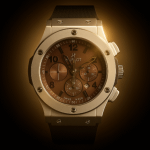 Hublot Rose Gold Chronograph Replica Watch Pakistan