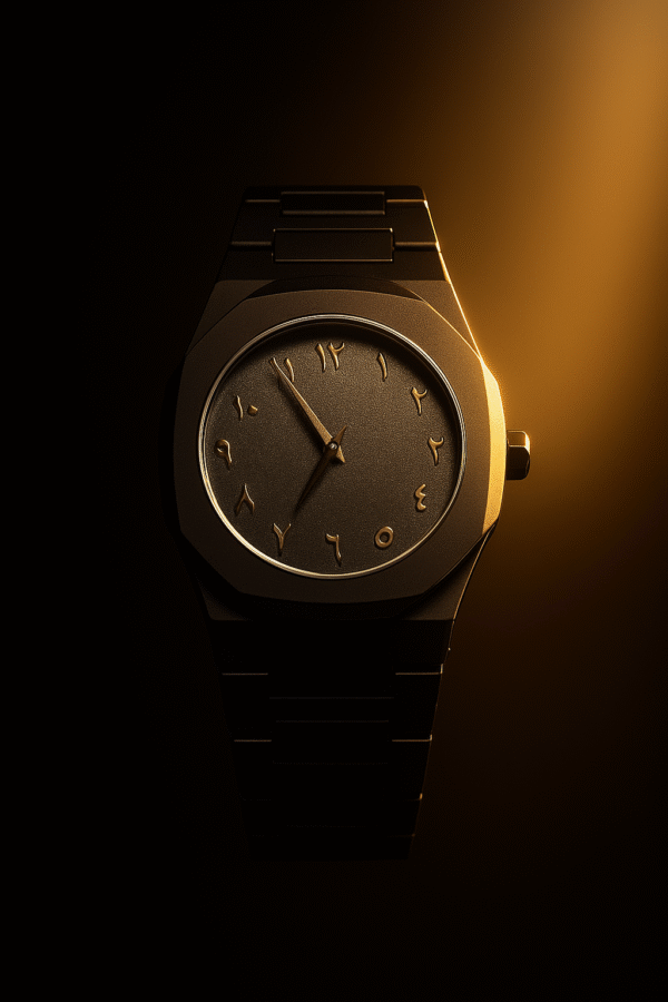 Matte Black Luxury Stainless Steel Men’s Watch Pakistan