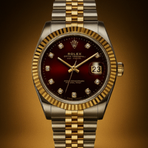 Luxury Rolex Replica Red Dial Men’s Watch Pakistan