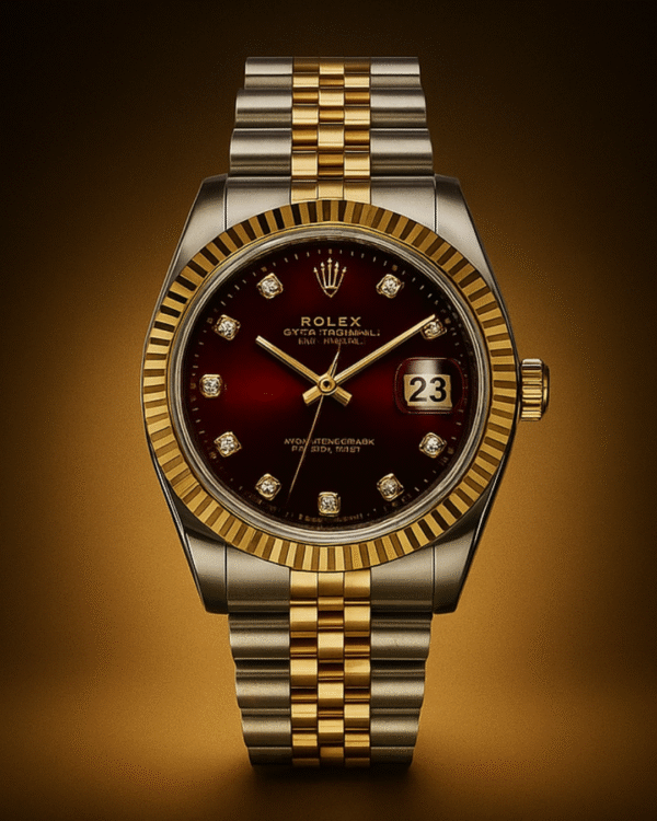 Luxury Rolex Replica Red Dial Men’s Watch Pakistan